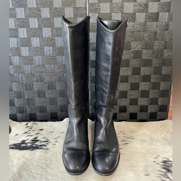 Frye Tall Black Melissa Boot Size 9B - Picture 5 of 13